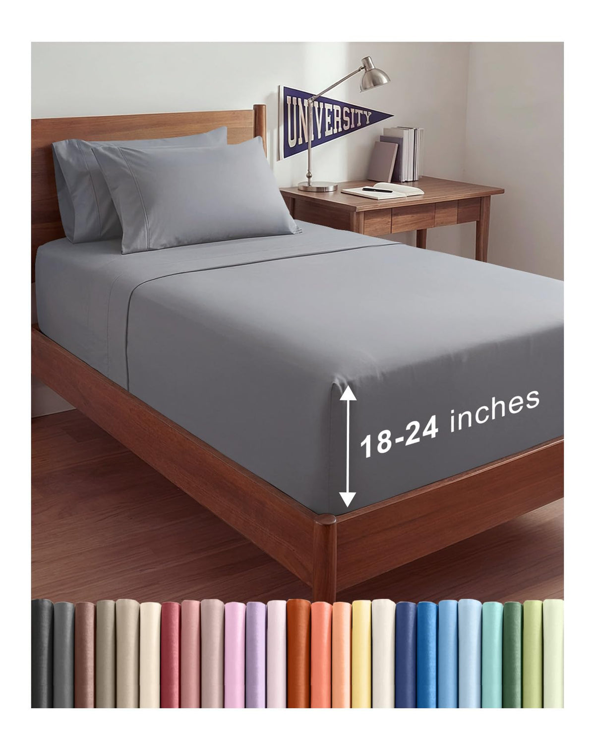 CGK Extra Deep King Sheet Set - 6pc Cooling Sheets - White