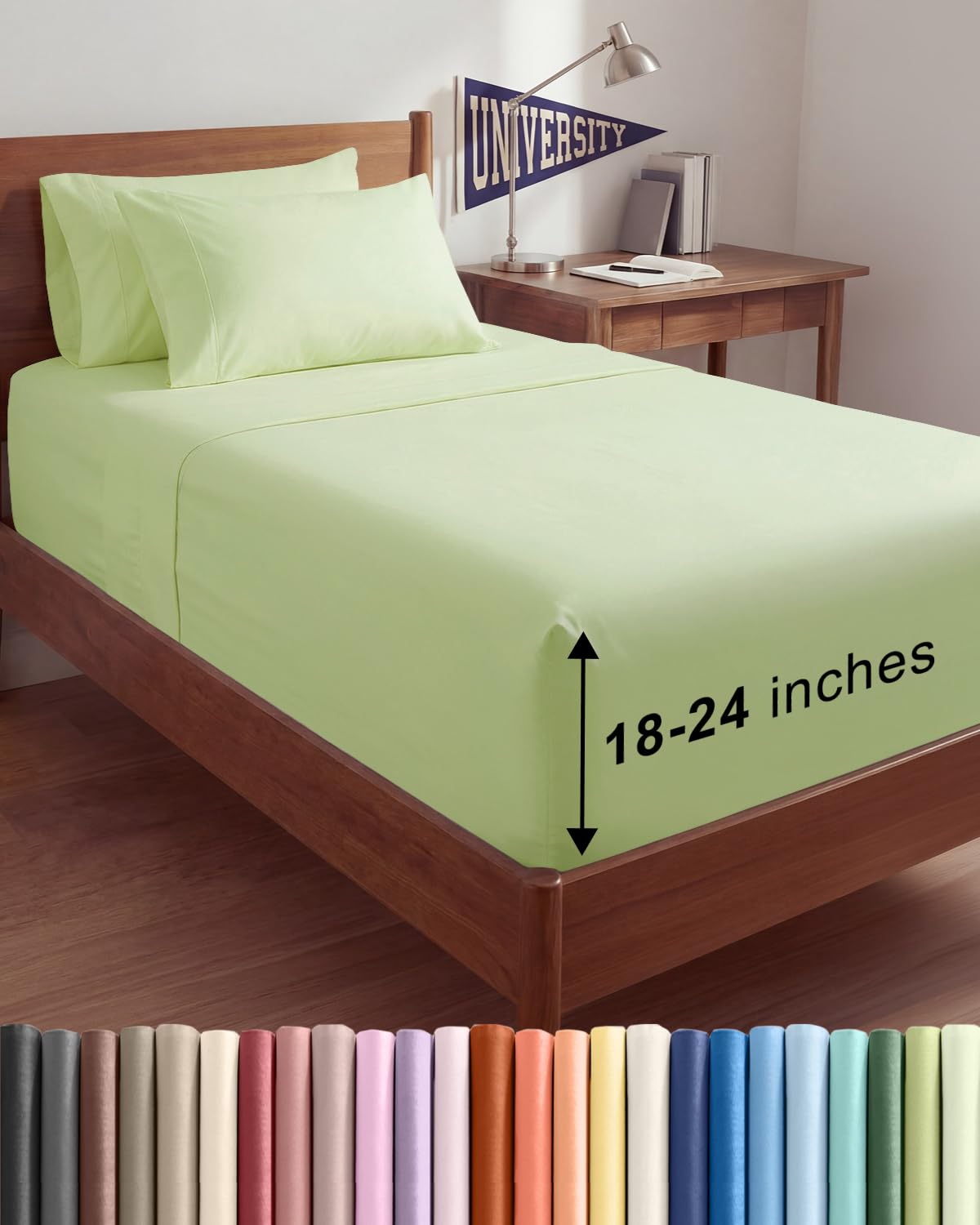 CGK Extra Deep King Sheet Set - 6pc Cooling Sheets - White