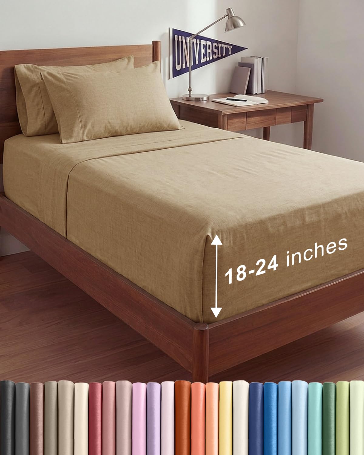 CGK Extra Deep King Sheet Set - 6pc Cooling Sheets - White