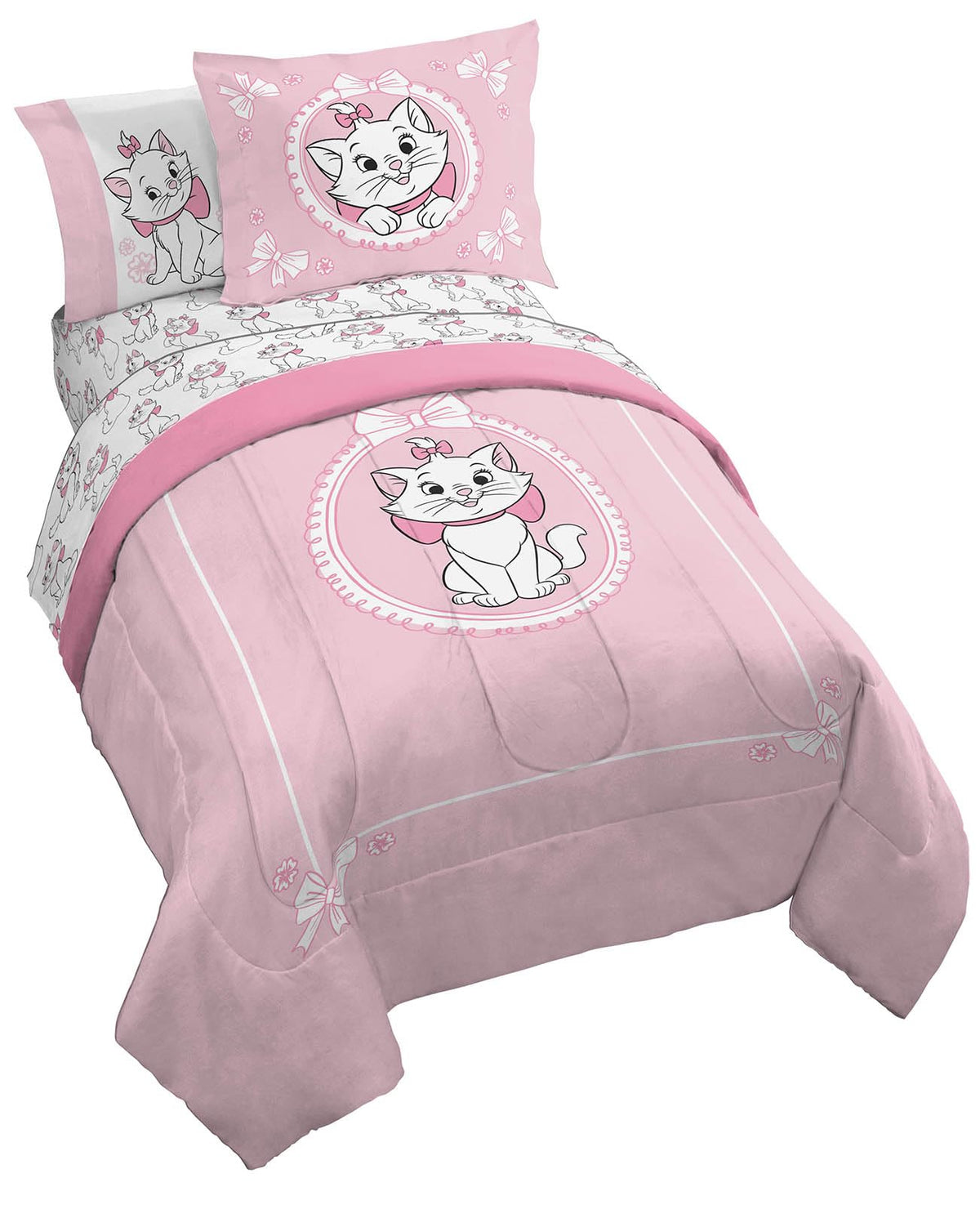 KPOP Demon Hunters Twin Comforter Set 5 Piece Kids Cartoon Bedding, Purple