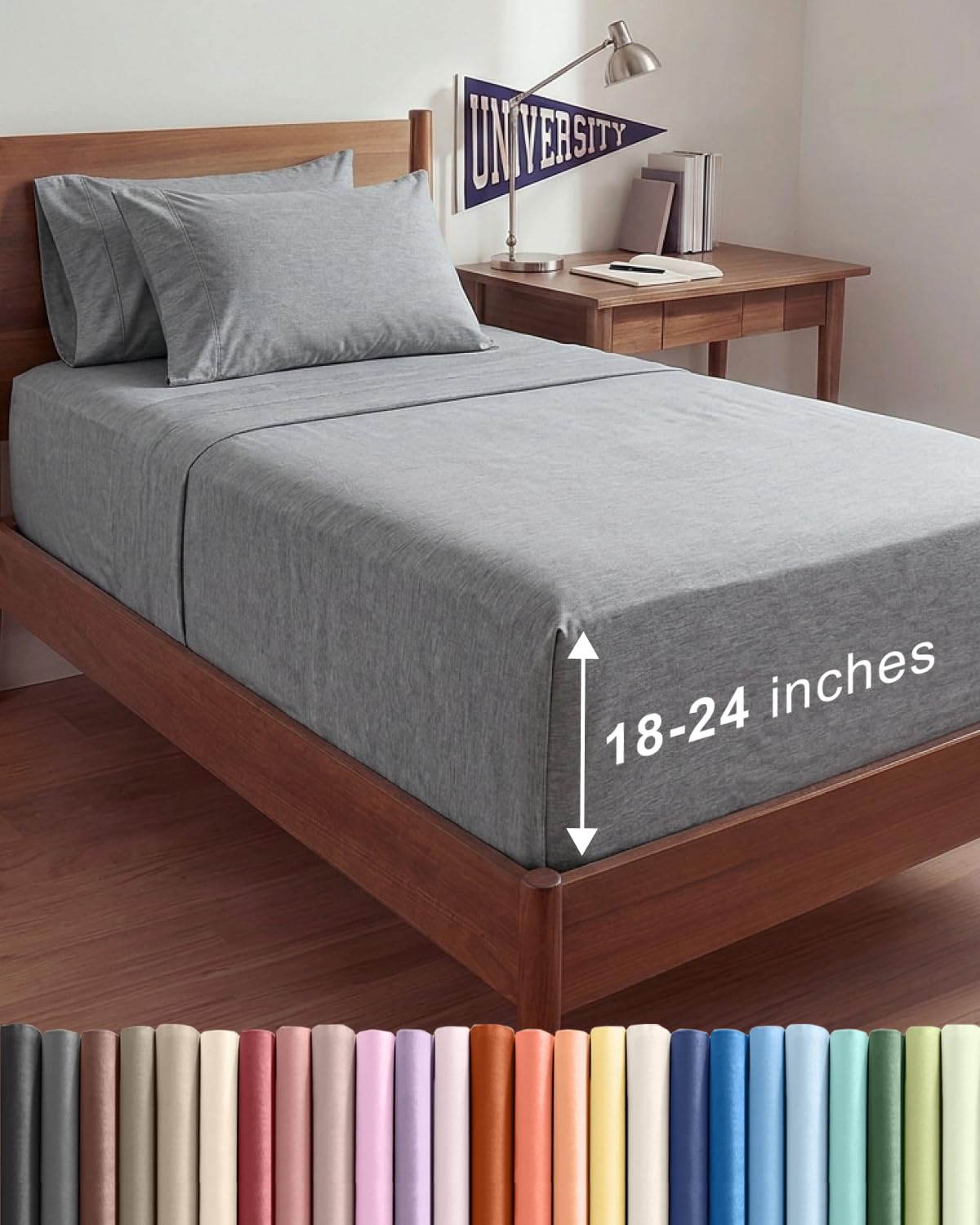 CGK Extra Deep King Sheet Set - 6pc Cooling Sheets - White