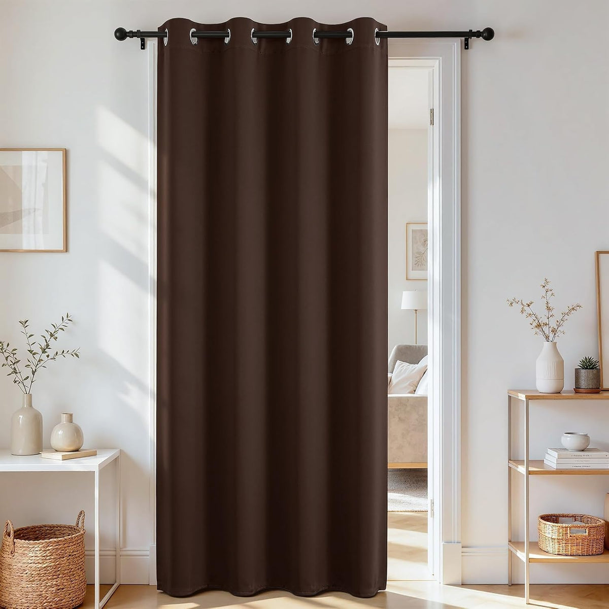 Joydeco Blackout Patio Sliding Door Curtains, Privacy Room Divider Curtains