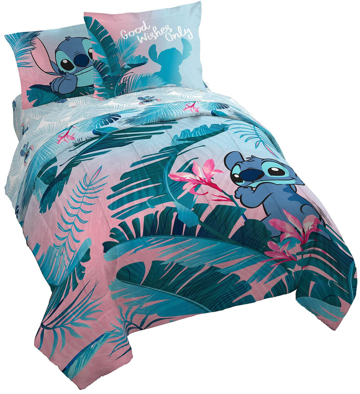 KPOP Demon Hunters Twin Comforter Set 5 Piece Kids Cartoon Bedding, Purple