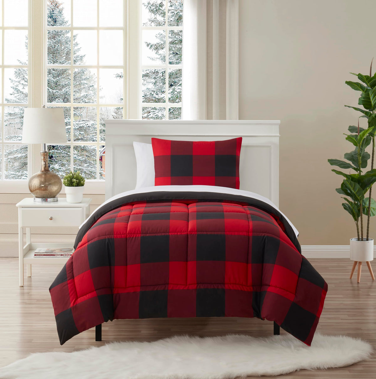 Full Size Comforter Set with Sheets - 7-Piece Bedding Collection - 1 Comforter, 1 Fitted Sheet, 1 Flat, 4 Pillowcases - Deep Pocket - Soft & Breathable Premium Quality - Ideal for All Seasons, Gray