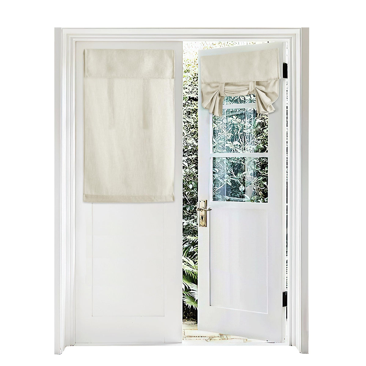 RYB HOME Tricia Room Darkening Curtains for French Door,Door Curtain Blinds