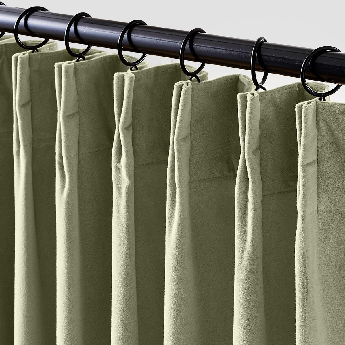 Lazzzy Blackout Curtains Thermal Insulated Curtains Room Window Drapes Super Soft Luxury Curtains for Living Room Bedroom Rod Pocket 2 Panels, 96 Inch Lined | Beige