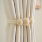 Inovaday 2pc Magnetic Curtain Tiebacks - Decorative Simple Window Decor Ropes & Straps for Securing Gauze Curtains