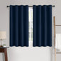 MIULEE 100% Blackout Linen Curtains for Bedroom 52x90 Inches Natural Beige