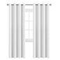 H.VERSAILTEX 100% Blackout Curtains for Bedroom Black Out Curtains 96 inch Thermal Insulated Long Blackout Curtains for Living Room, Energy Saving Curtains for Patio Door Grommet (1 Panel, Jet Black)