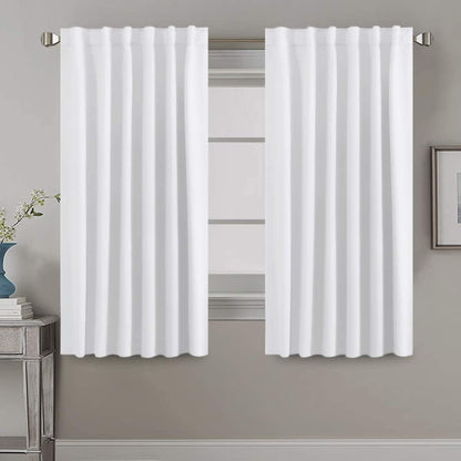 H.VERSAILTEX Blackout Curtains Thermal Insulated Window Treatment Panels Room Darkening Blackout Drapes for Living Room Back Tab/Rod Pocket Bedroom Draperies, 52 x 84 Inch, Light Sage, 2 Panels