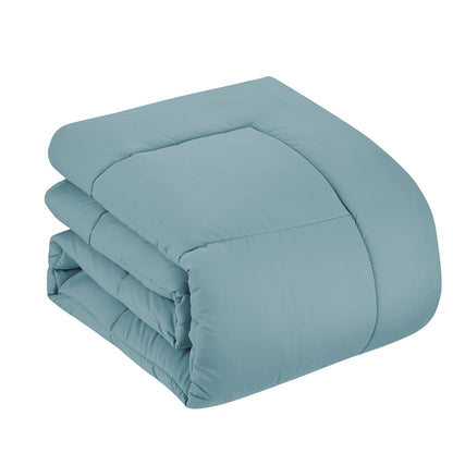 Full Size Comforter Set with Sheets - 7-Piece Bedding Collection - 1 Comforter, 1 Fitted Sheet, 1 Flat, 4 Pillowcases - Deep Pocket - Soft & Breathable Premium Quality - Ideal for All Seasons, Gray
