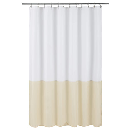 ALYVIA SPRING Waterproof Fabric Shower Curtain or Liner White, 72x72