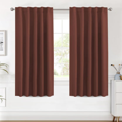 H.VERSAILTEX Blackout Curtains Thermal Insulated Window Treatment Panels Room Darkening Blackout Drapes for Living Room Back Tab/Rod Pocket Bedroom Draperies, 52 x 84 Inch, Light Sage, 2 Panels