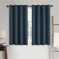 MIULEE 100% Blackout Linen Curtains for Bedroom 52x84 Inches Natural Beige