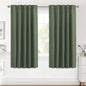 H.VERSAILTEX Blackout Curtains Thermal Insulated Window Treatment Panels Room Darkening Blackout Drapes for Living Room Back Tab/Rod Pocket Bedroom Draperies, 52 x 84 Inch, Light Sage, 2 Panels