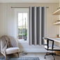 ChrisDowa Blackout Curtains Door Curtain for Doorway Privacy Closet Drapes