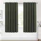 H.VERSAILTEX Blackout Curtains Thermal Insulated Window Treatment Panels Room Darkening Blackout Drapes for Living Room Back Tab/Rod Pocket Bedroom Draperies, 52 x 84 Inch, Light Sage, 2 Panels