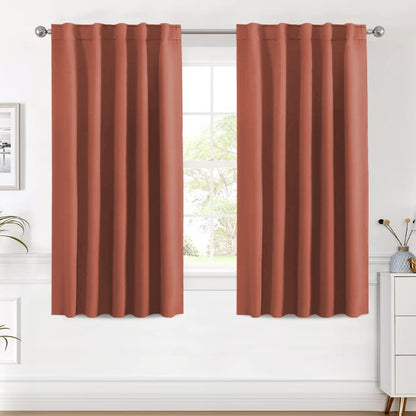 H.VERSAILTEX Blackout Curtains Thermal Insulated Window Treatment Panels Room Darkening Blackout Drapes for Living Room Back Tab/Rod Pocket Bedroom Draperies, 52 x 84 Inch, Light Sage, 2 Panels