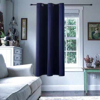 ChrisDowa Blackout Curtains Door Curtain for Doorway Privacy Closet Drapes