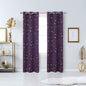 Deconovo 2-Panel Blackout Curtain for Windows - Modern Constellation Style, Gold Star Foil All-Over Print, Thermal Lined, Soundproof Curtains, Silky Smooth Drape, Durable, Machine Washable for Living Room, School Playroom