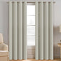 H.VERSAILTEX 100% Blackout Curtains for Bedroom Black Out Curtains 96 inch Thermal Insulated Long Blackout Curtains for Living Room, Energy Saving Curtains for Patio Door Grommet (1 Panel, Jet Black)