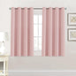 H.VERSAILTEX 100% Blackout Curtains for Bedroom Black Out Curtains 96 inch Thermal Insulated Long Blackout Curtains for Living Room, Energy Saving Curtains for Patio Door Grommet (1 Panel, Jet Black)