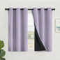 SimpleHome Cream 100% Blackout Curtains Room Darkening Living Room 84 Inch