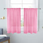 SpaceDresser Sheer Voile Curtains for Living Room 84 Inch Long 2 Panels