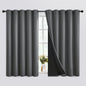 SimpleHome Cream 100% Blackout Curtains Room Darkening Living Room 84 Inch