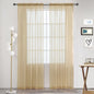 SpaceDresser Sheer Voile Curtains for Living Room 84 Inch Long 2 Panels