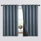 SimpleHome Cream 100% Blackout Curtains Room Darkening Living Room 84 Inch