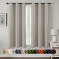 MIULEE Blackout Curtains for Bedroom 2 Panels 40 x 84 Inch Long Black