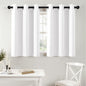 MIULEE Blackout Curtains for Bedroom 2 Panels 40 x 84 Inch Long Black
