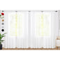 SpaceDresser Sheer Voile Curtains for Living Room 84 Inch Long 2 Panels