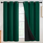 SimpleHome Cream 100% Blackout Curtains Room Darkening Living Room 84 Inch