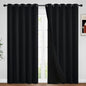 Yakamok Emerald Green Blackout Curtains 84 inches for Living Room, 52" Wide