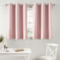 MIULEE Blackout Curtains for Bedroom 2 Panels 40 x 84 Inch Long Black