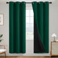 SimpleHome Cream 100% Blackout Curtains Room Darkening Living Room 84 Inch