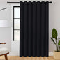 ChrisDowa Blackout Curtains Door Curtain for Doorway Privacy Closet Drapes
