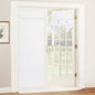 RYB HOME Blackout French Door Curtain, No Drill, W26 x L69, Black, 1 Panel