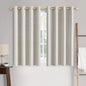 MIULEE 100% Blackout Linen Curtains for Bedroom 52x90 Inches Natural Beige