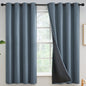 Yakamok Emerald Green Blackout Curtains 84 inches for Living Room, 52" Wide