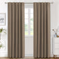 H.VERSAILTEX Blackout Curtains Thermal Insulated Window Treatment Panels Room Darkening Blackout Drapes for Living Room Back Tab/Rod Pocket Bedroom Draperies, 52 x 84 Inch, Light Sage, 2 Panels