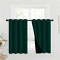Yakamok Emerald Green Blackout Curtains 84 inches for Living Room, 52" Wide