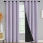 Yakamok Emerald Green Blackout Curtains 84 inches for Living Room, 52" Wide