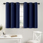 MIULEE Blackout Curtains for Bedroom 2 Panels 40 x 84 Inch Long Black