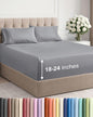 CGK Extra Deep King Sheet Set - 6pc Cooling Sheets - White