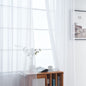 SpaceDresser Sheer Voile Curtains for Living Room 84 Inch Long 2 Panels
