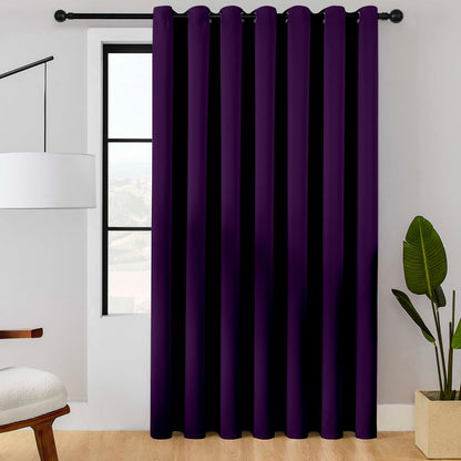 ChrisDowa Blackout Curtains Door Curtain for Doorway Privacy Closet Drapes