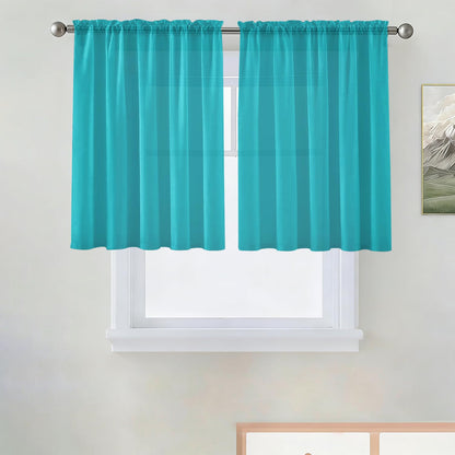 SpaceDresser Sheer Voile Curtains for Living Room 84 Inch Long 2 Panels